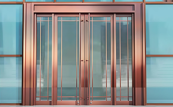 格尔木玻璃地弹门